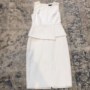 White House Black Market Dress, Ecru, Size 0